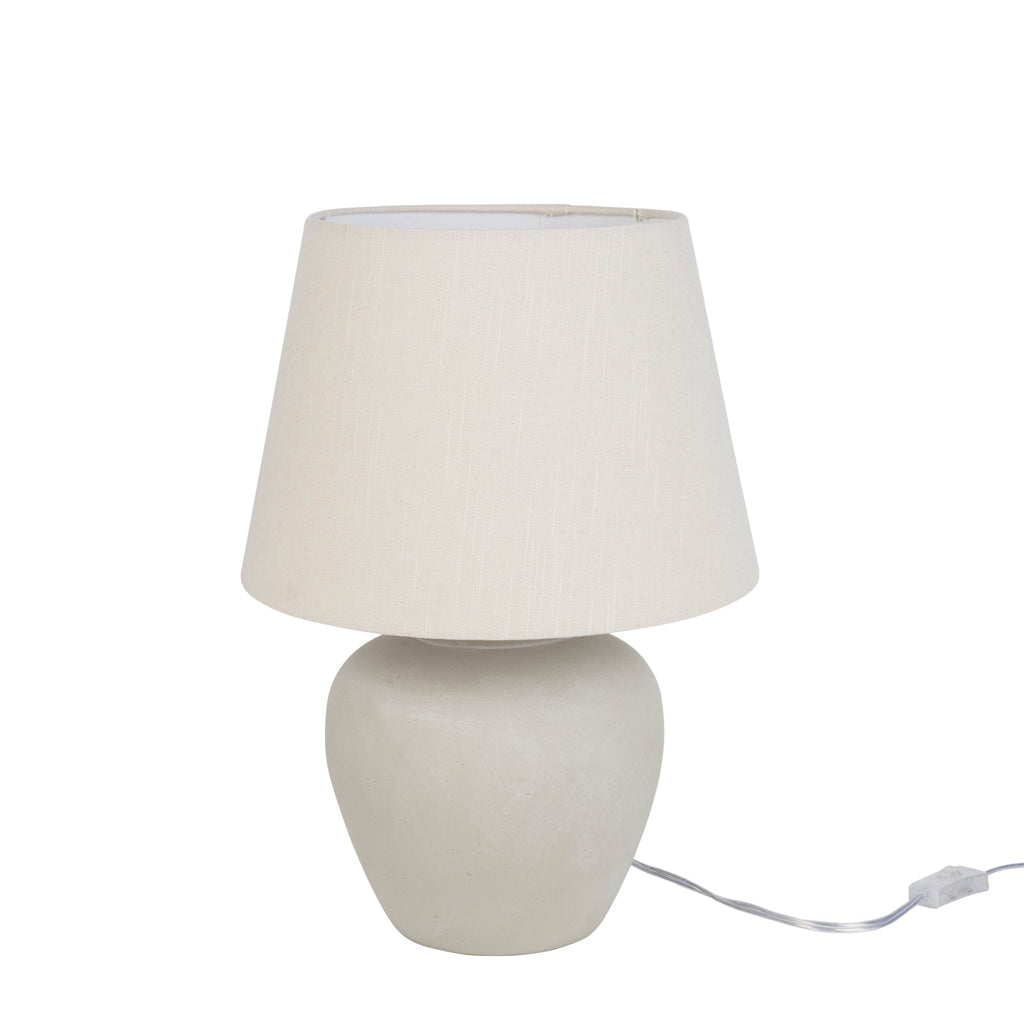 Nourison 20 Rustic Ceramic Pot Table Lamp