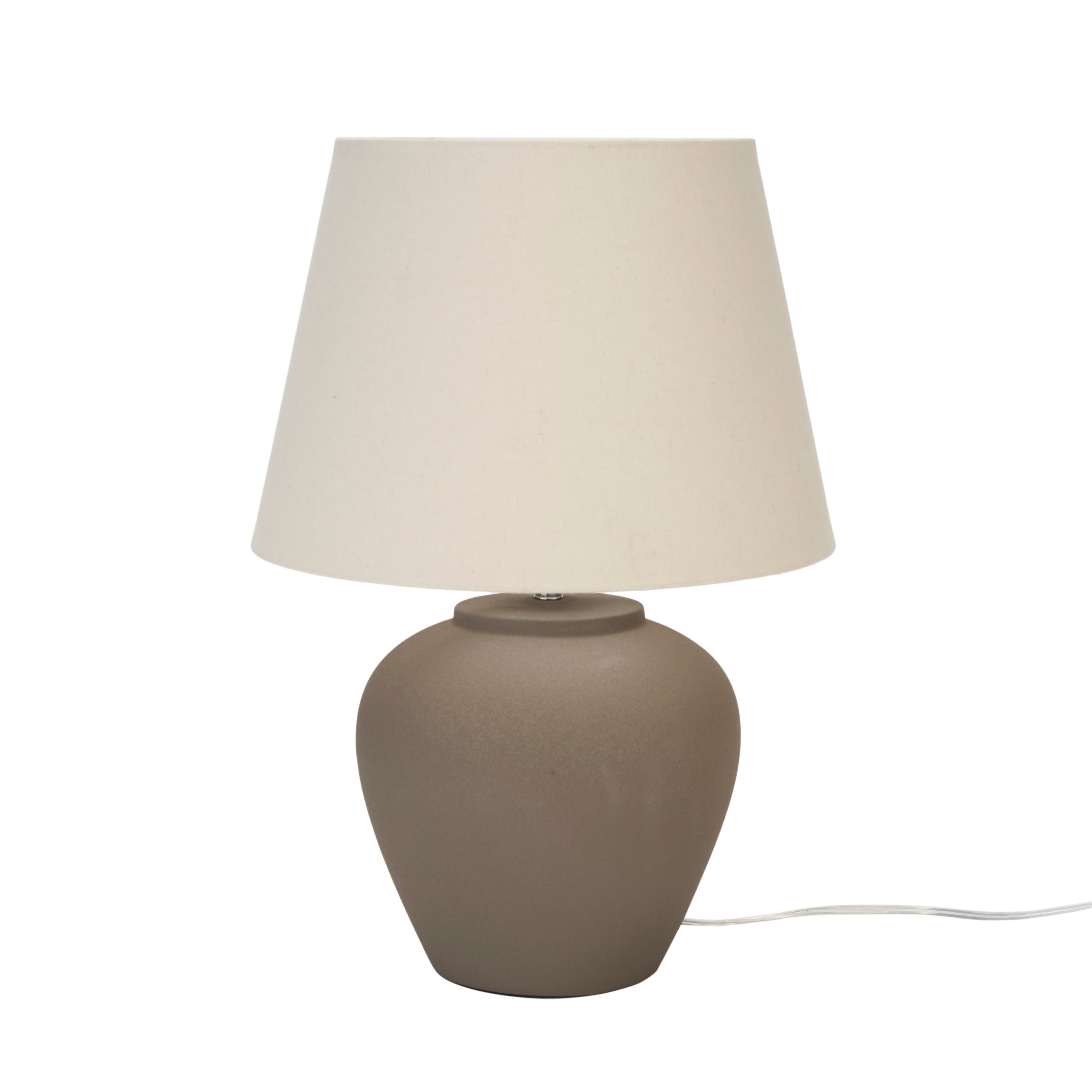 Nourison 20 Rustic Ceramic Pot Table Lamp