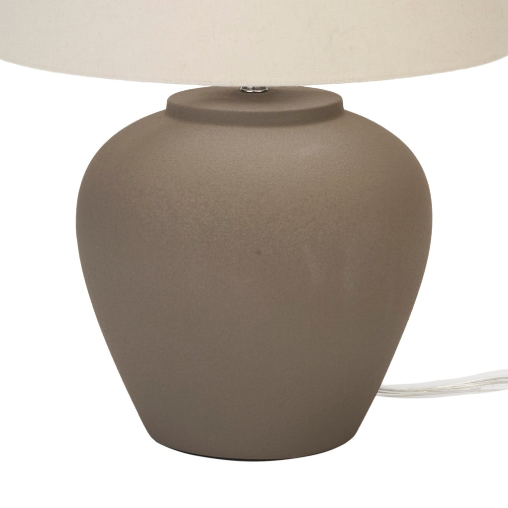 Nourison 20 Rustic Ceramic Pot Table Lamp